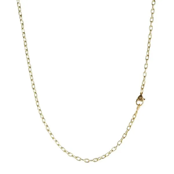 18K Gold Drawn Link Chain in 32