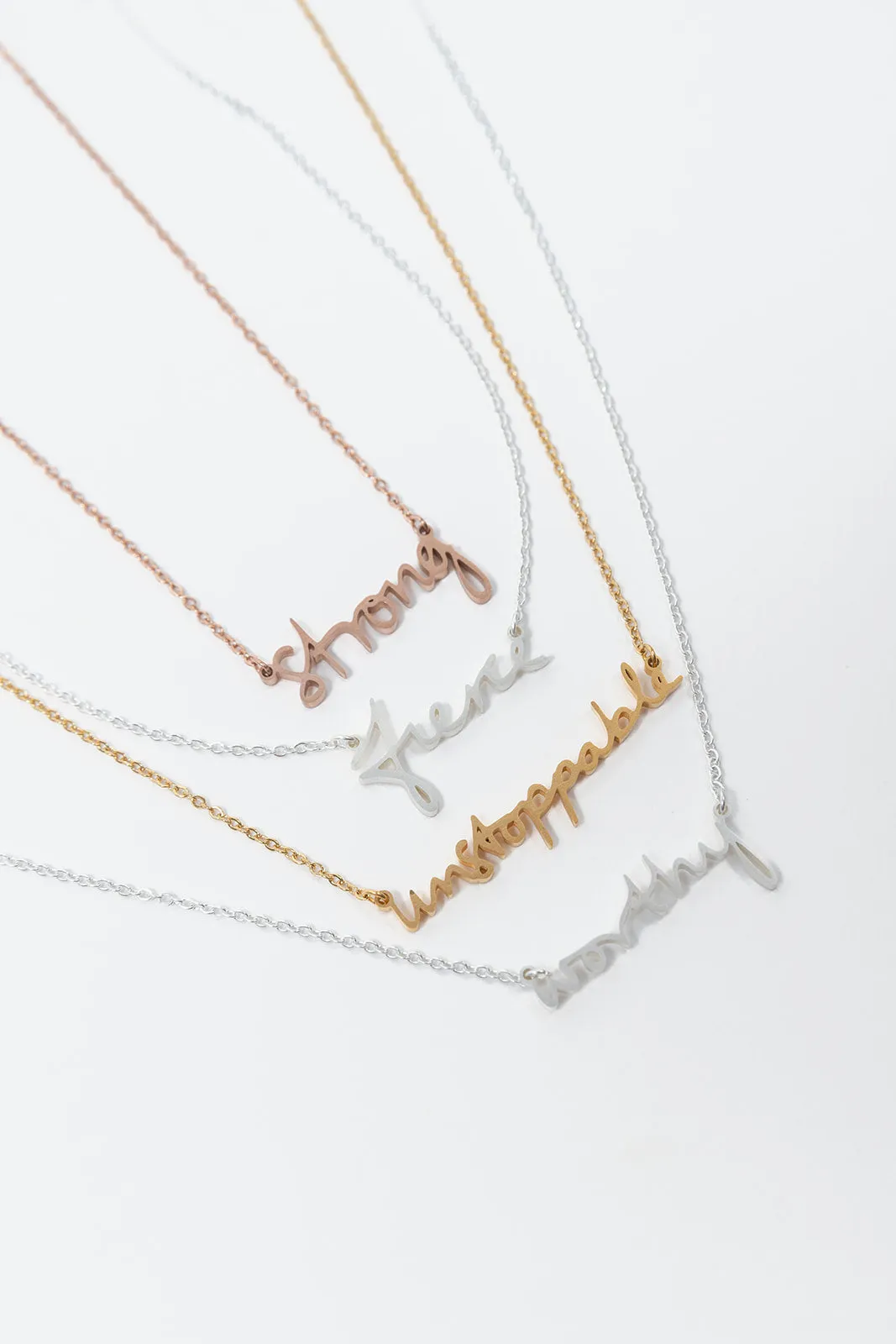 Absolute Affirmation 316L Stainless Steel Necklace