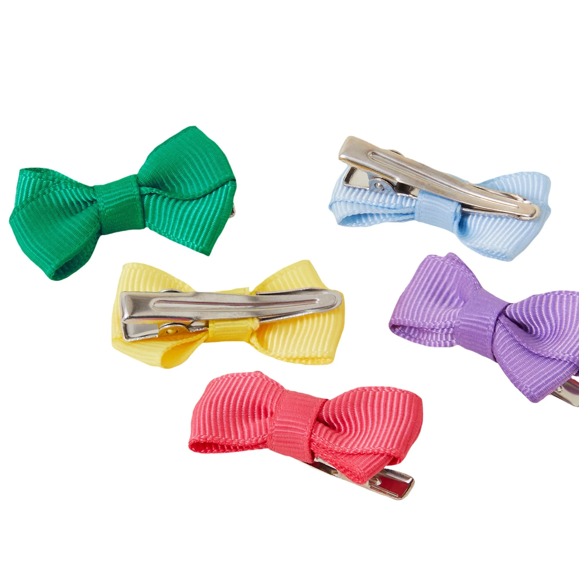 Accessorize London Girl's Multi Mini Bow Hair Clips  Pack Of Five