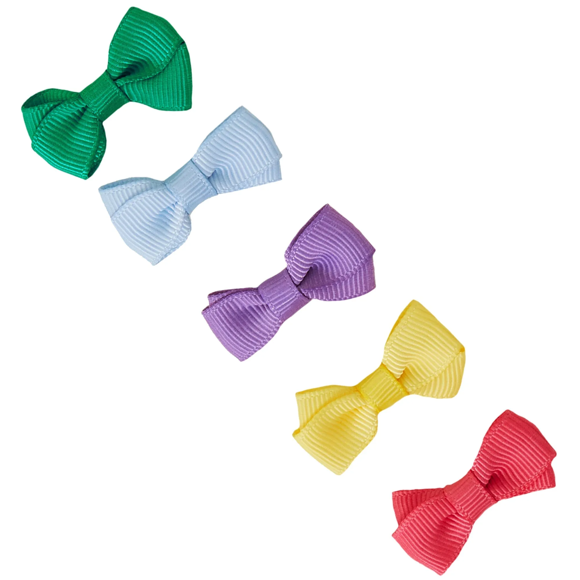 Accessorize London Girl's Multi Mini Bow Hair Clips  Pack Of Five