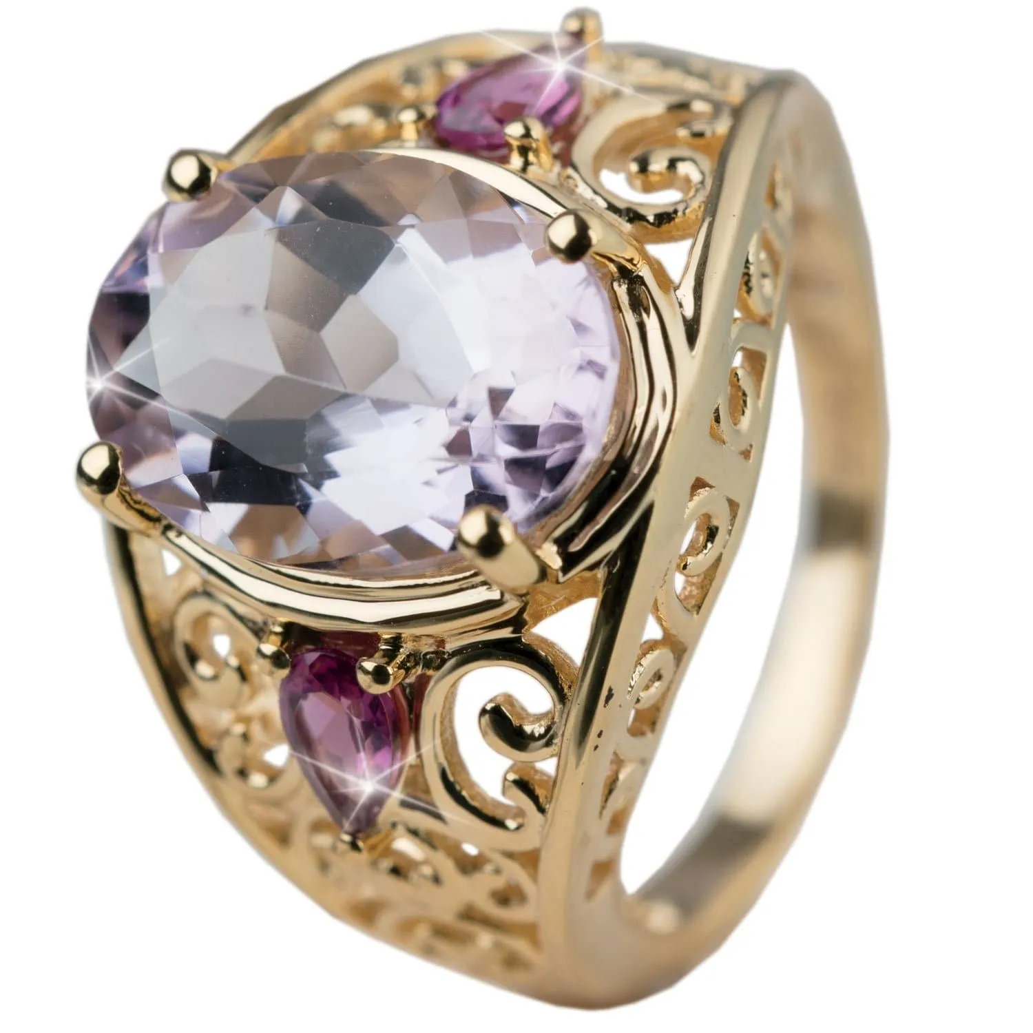 Adore Pink Amethyst Ring