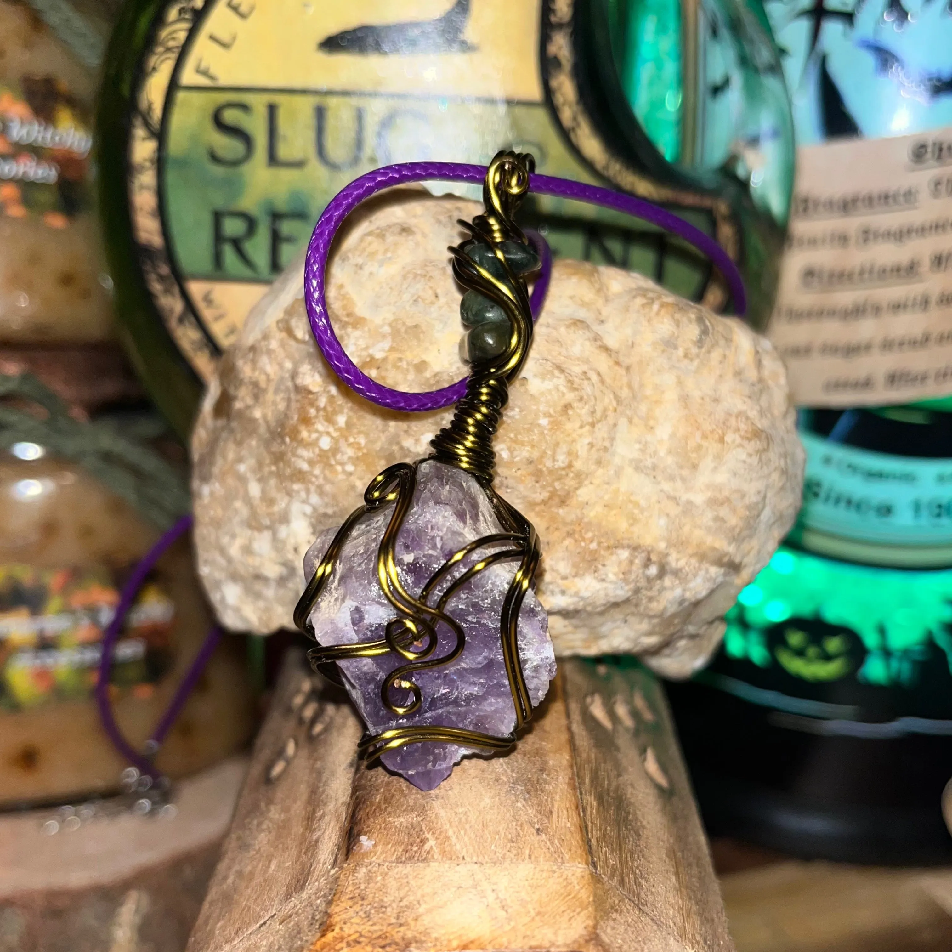 Amethyst Crystal Necklaces