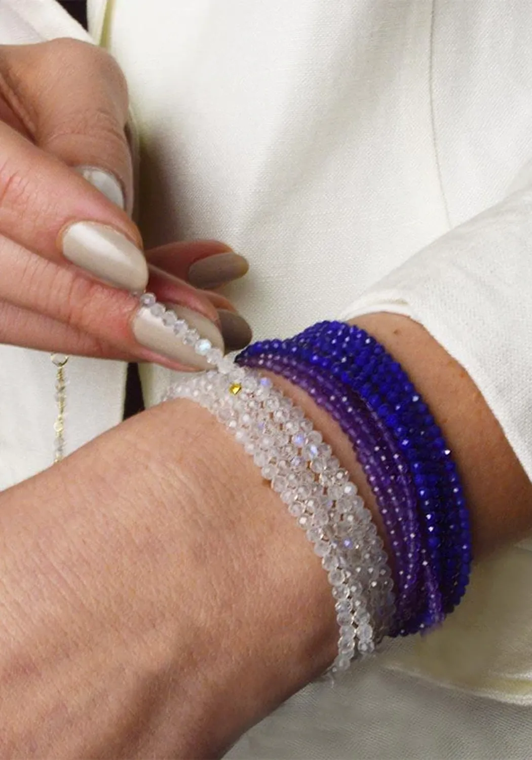 Anne Sportun Amethyst Bead Wrap Bracelet & Necklace | 34"