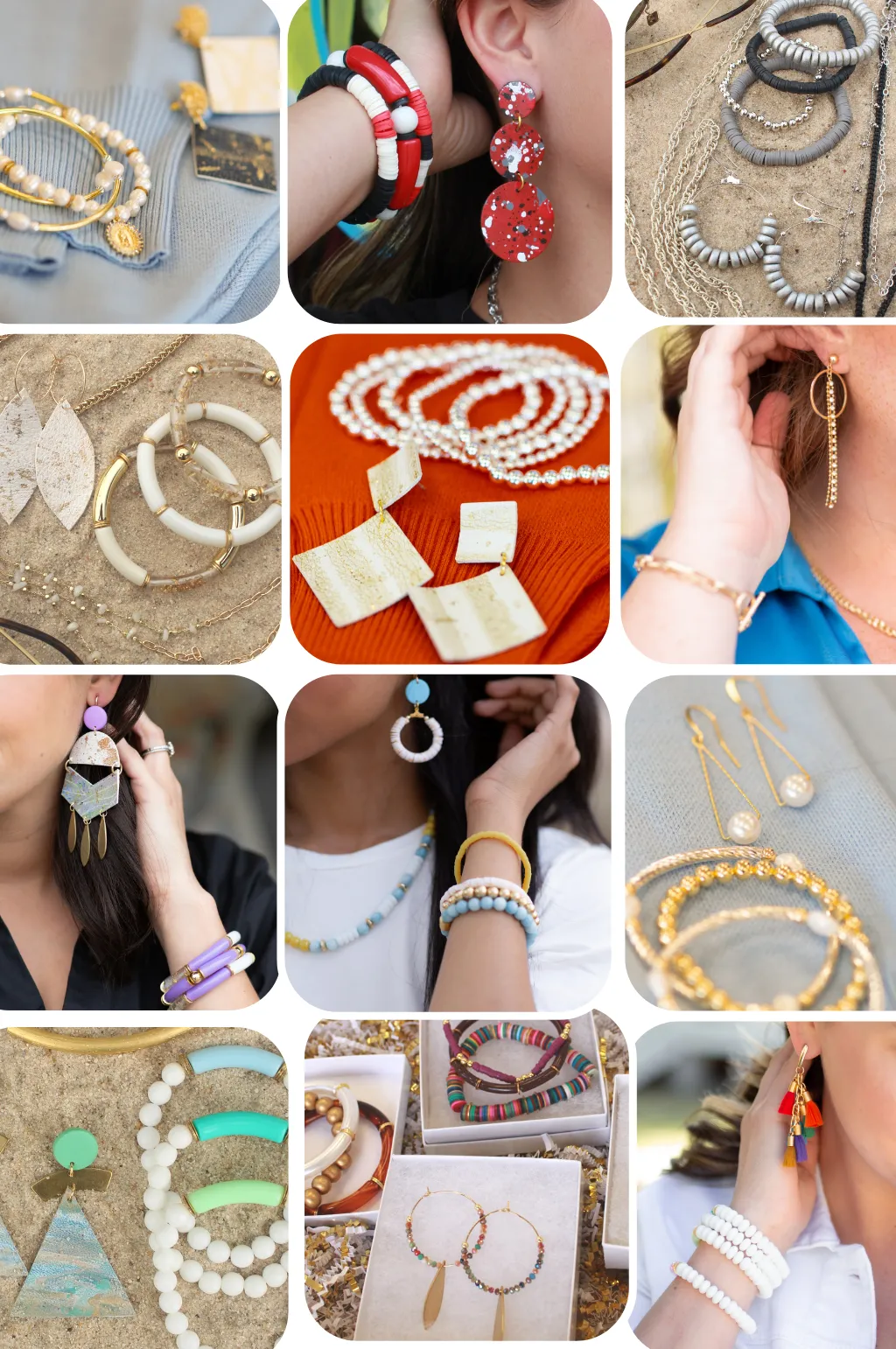 Annie Claire Designs Subscription: Earring   Bracelet Stack of the Month Club