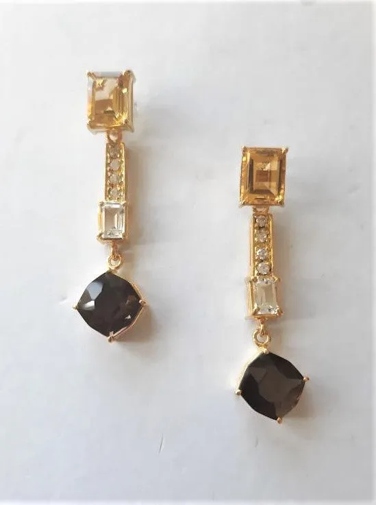 Art Deco 3 Twinset Earrings