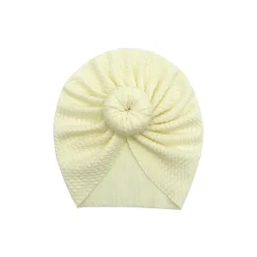 Baby Hattie Donut Turban — Lemon