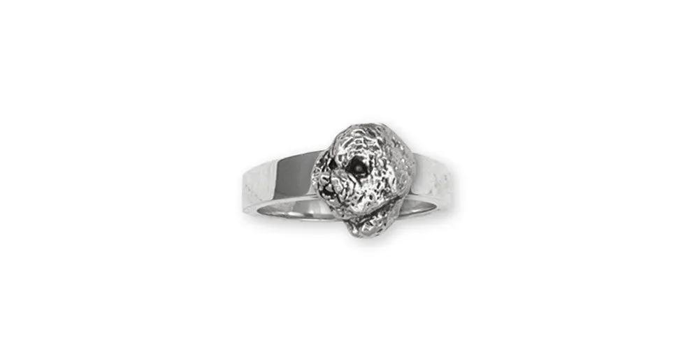 Bichon Frise Ring Jewelry Sterling Silver Handmade Dog Ring BC1-R