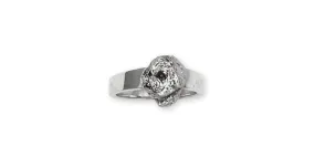 Bichon Frise Ring Jewelry Sterling Silver Handmade Dog Ring BC1-R