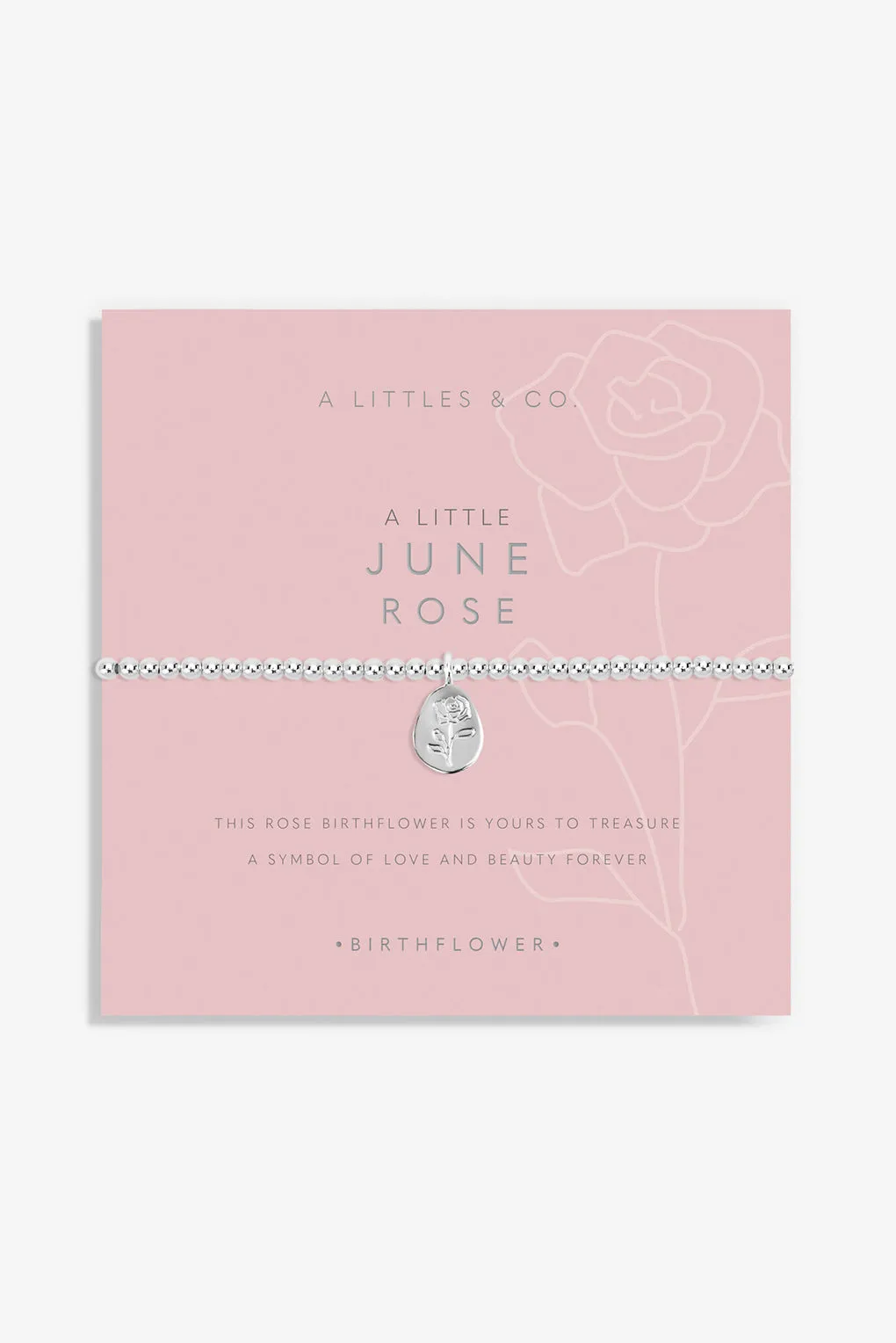 Birth Flower Stretch Bracelet | 12 Months