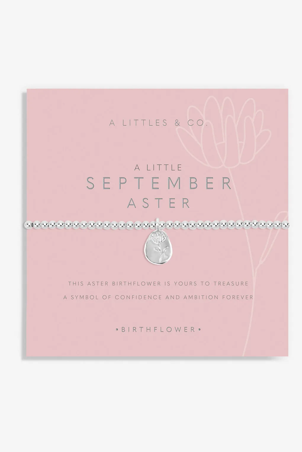 Birth Flower Stretch Bracelet | 12 Months