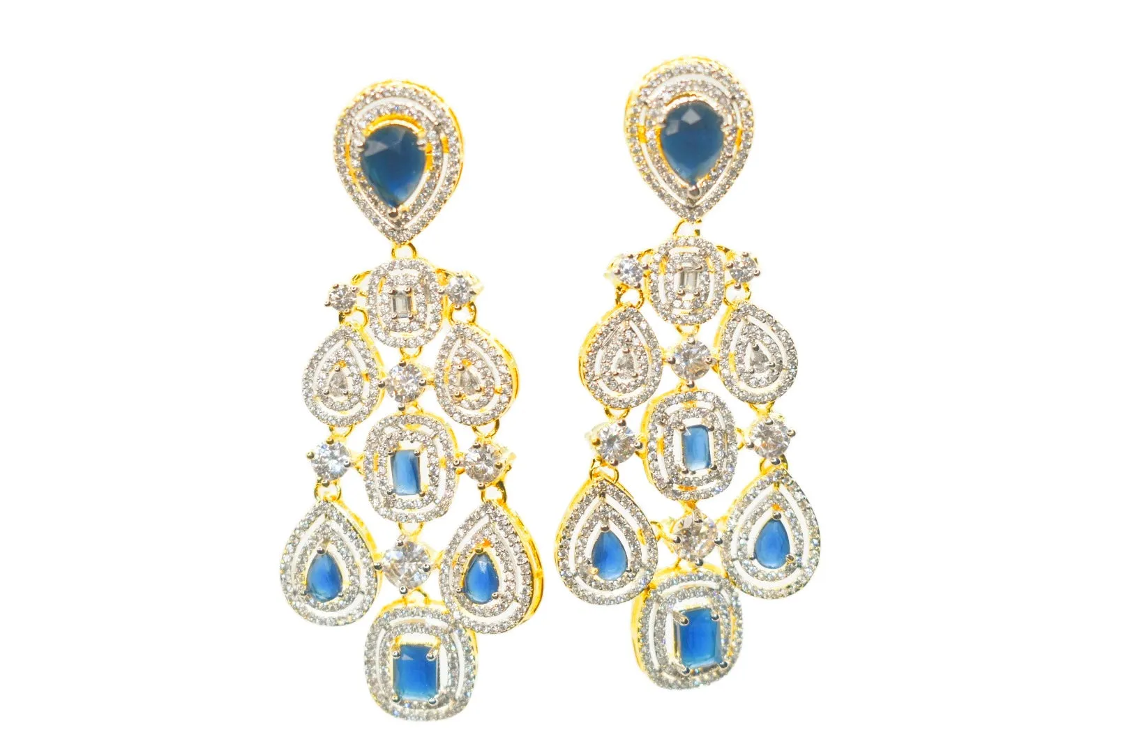 Blue Sapphire Earrings