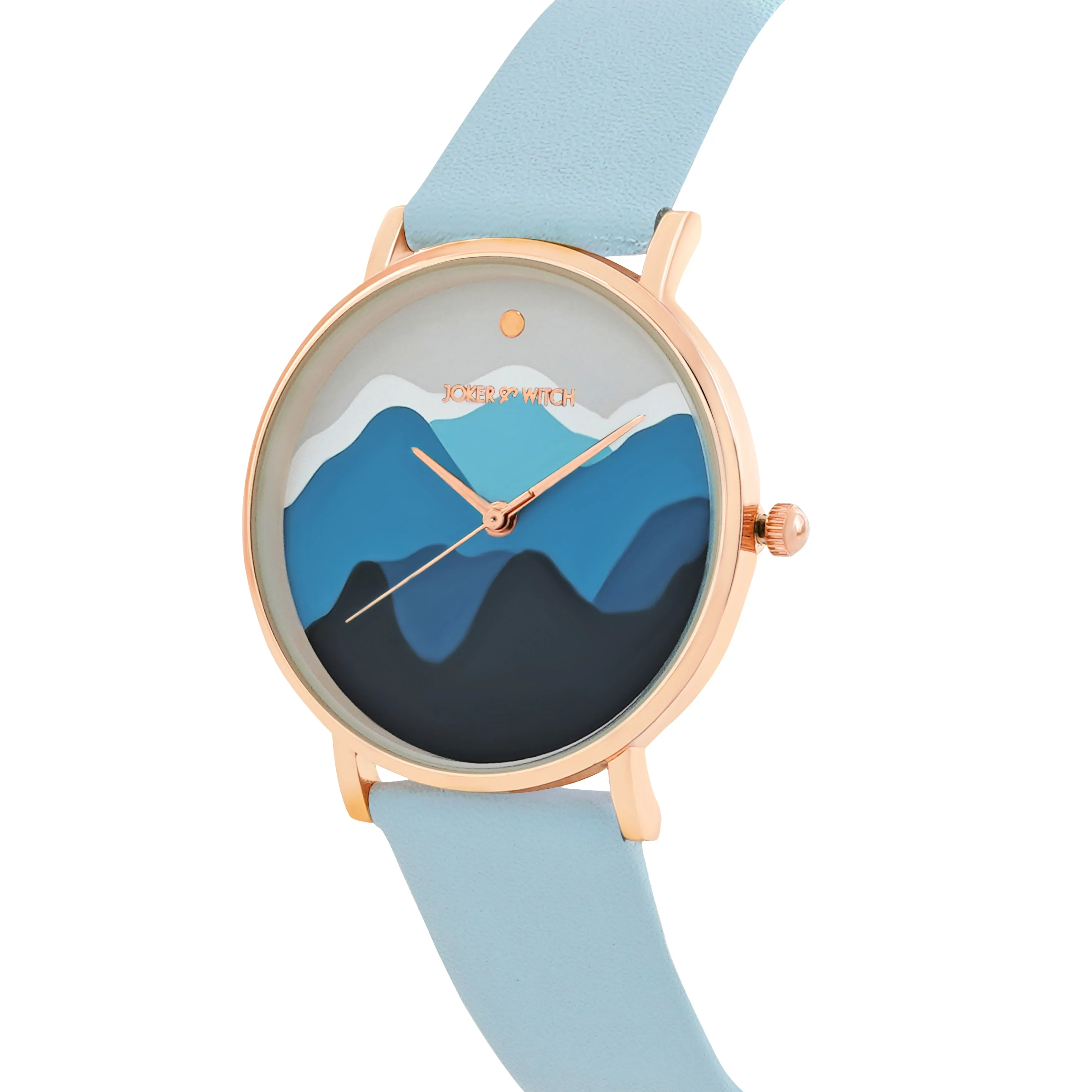 Blue Valley PU Strap Watch