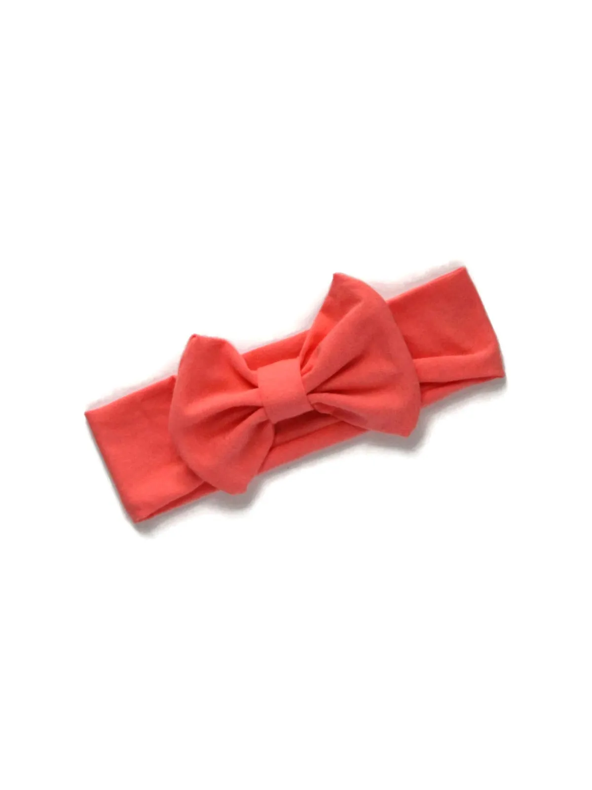 Bow Headband - Coral