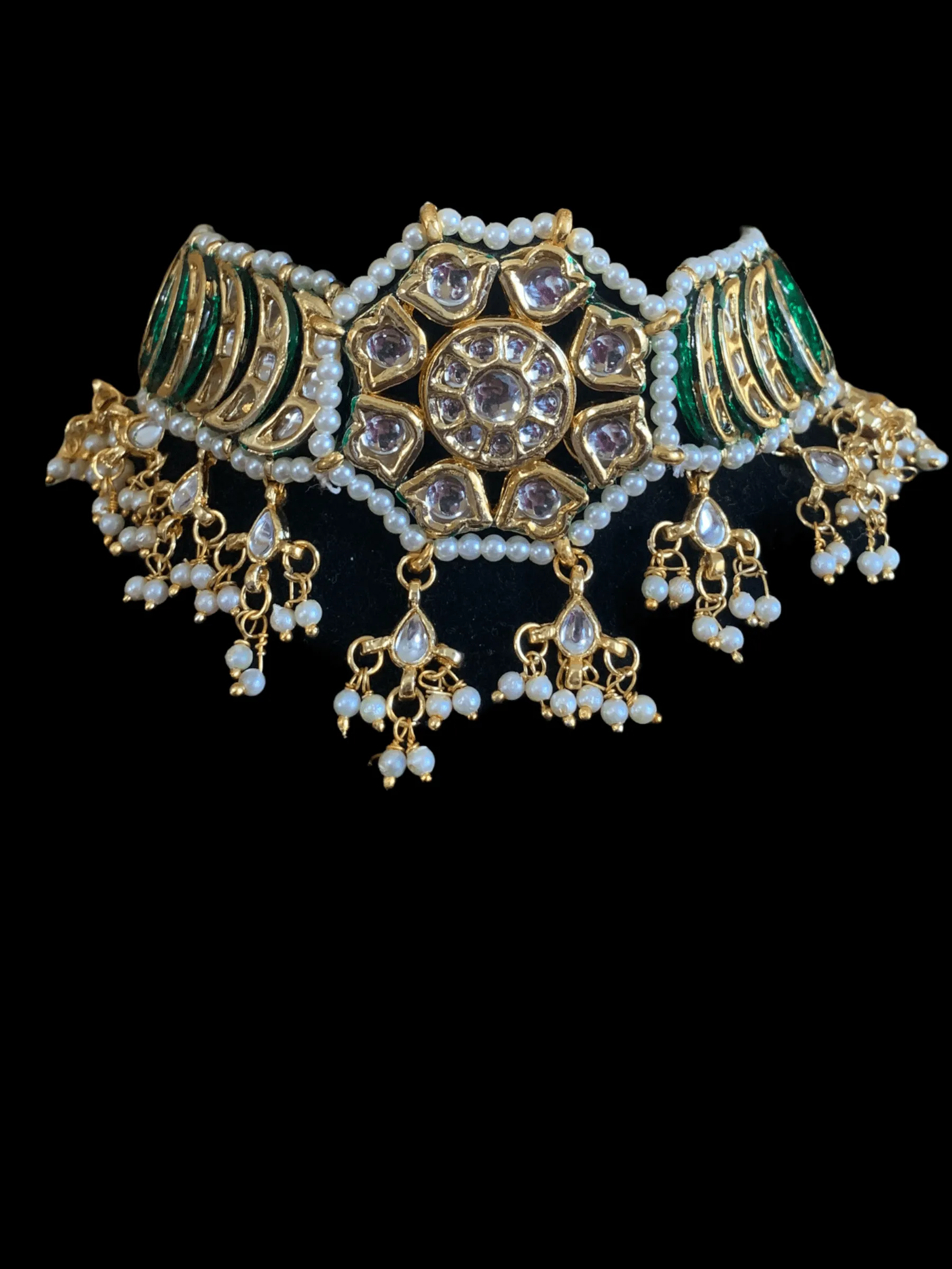 BR88 kundan choker set ( SHIPS IN 4 WEEKS )