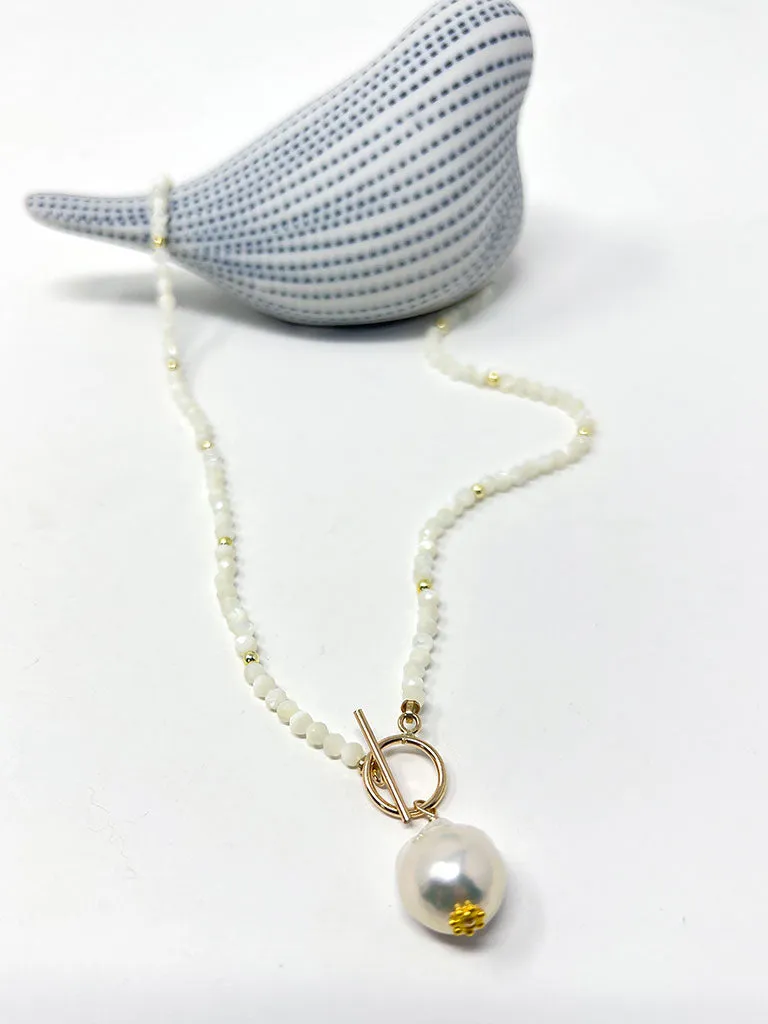 Carol Pearl & Gemstone Necklace