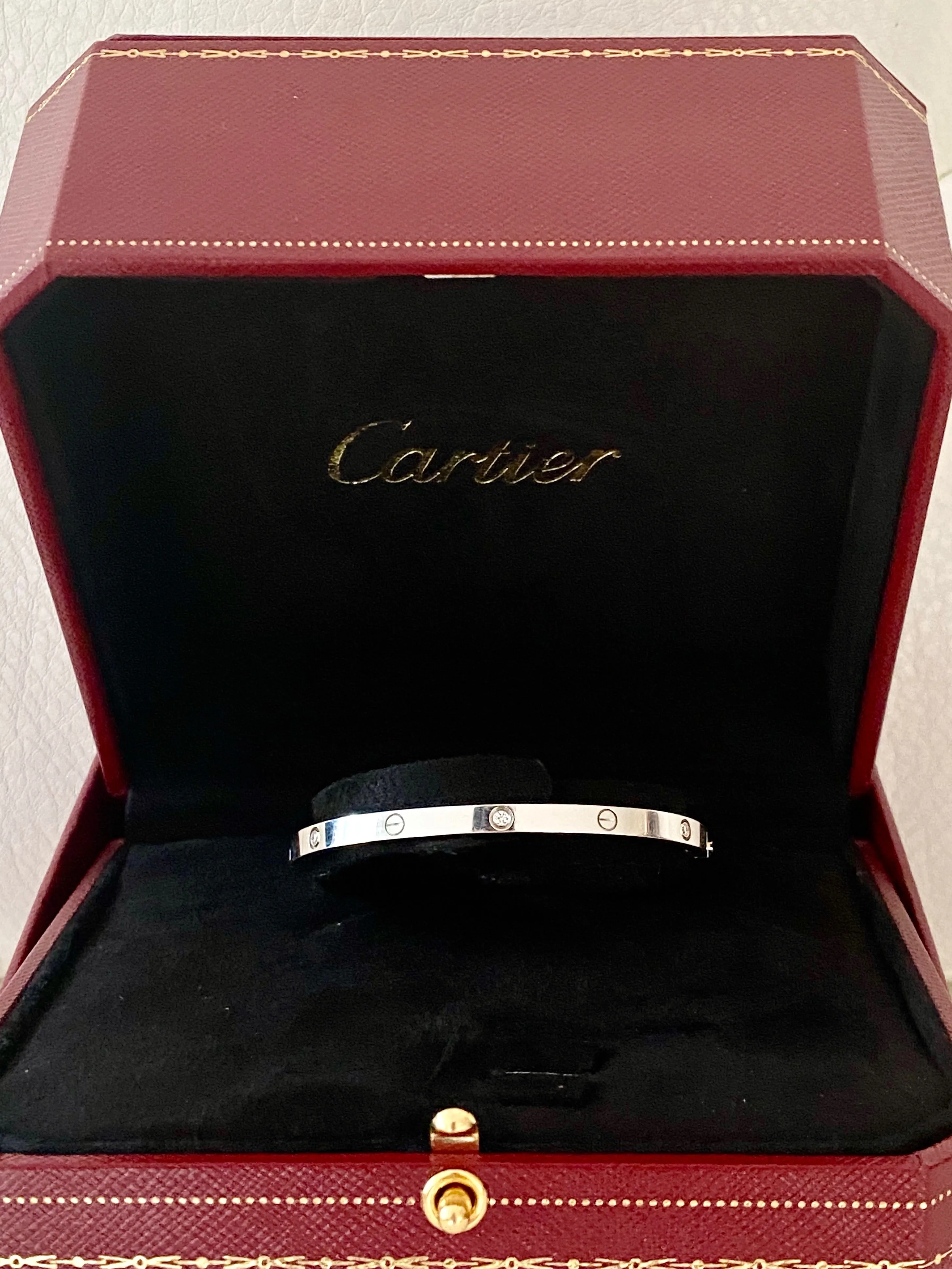 Cartier love bracelet SM