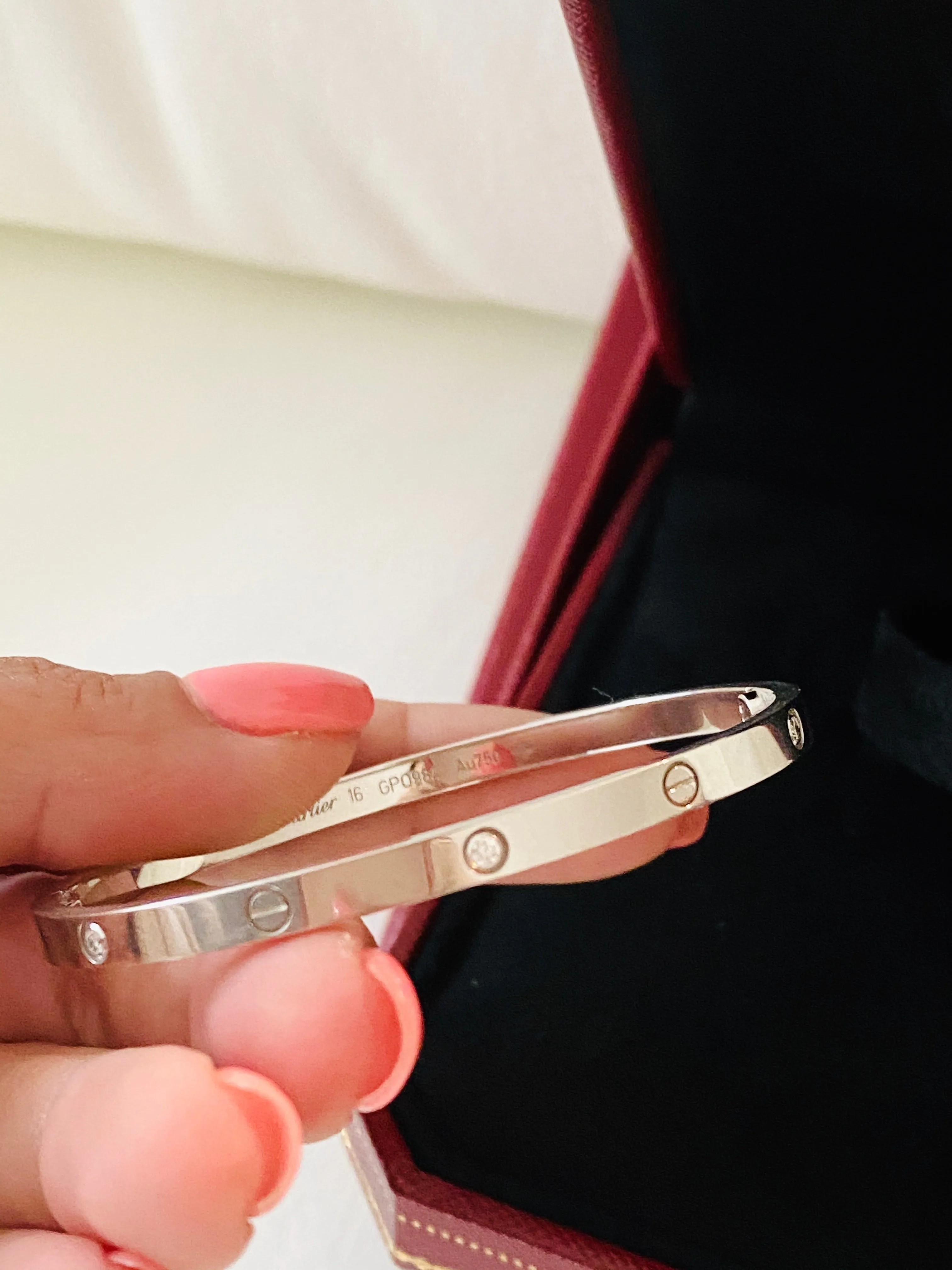 Cartier love bracelet SM