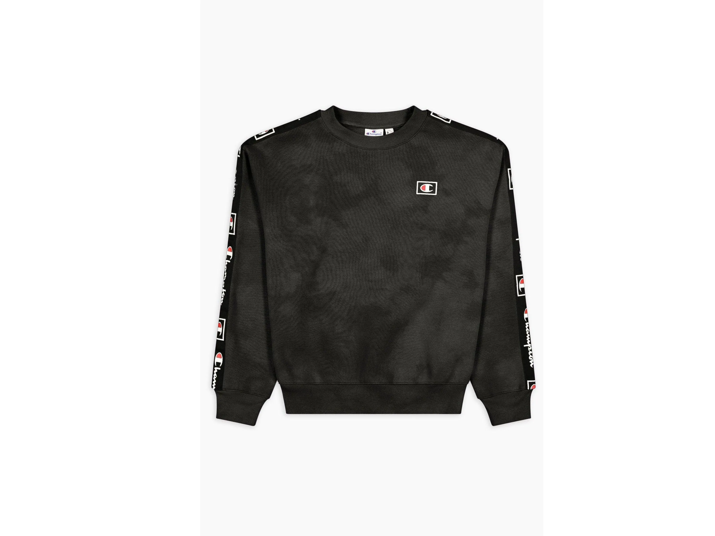 CHAMPION Felpa Girocollo Logo Nero 114758