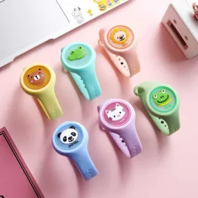 Children Silicone Mosquito Repellent Cartoon Watch