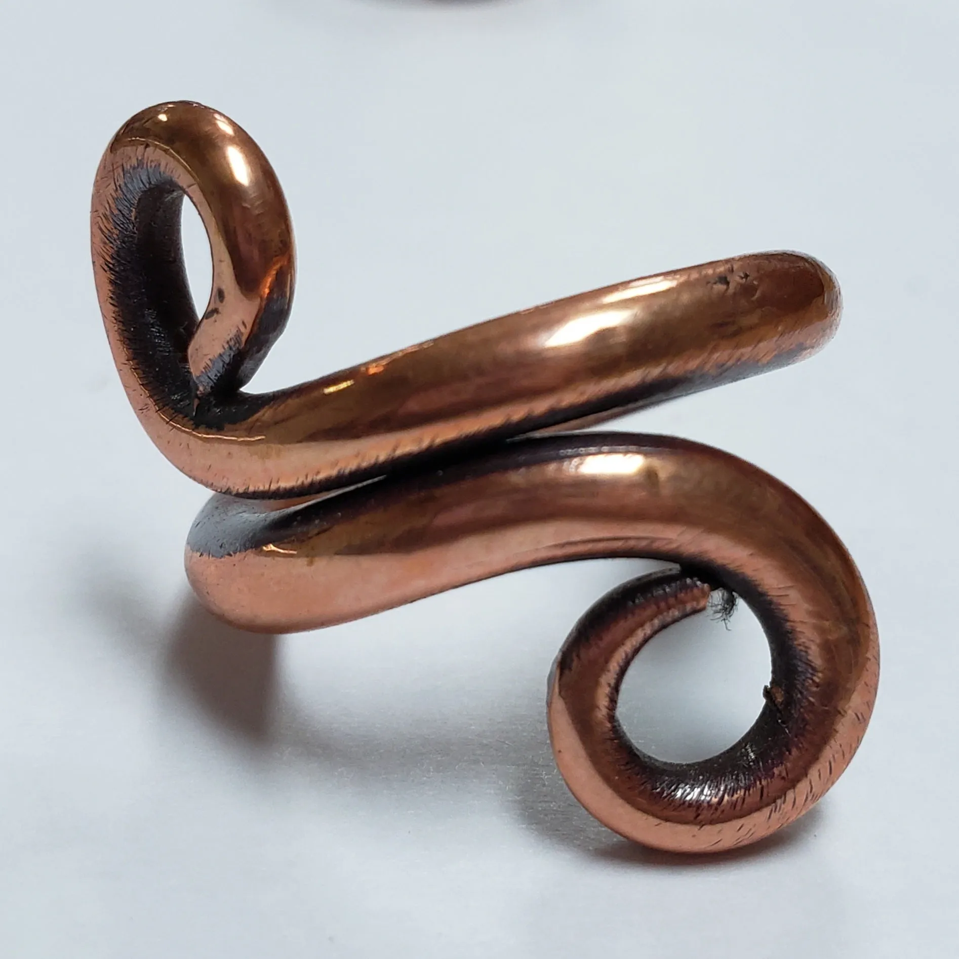 Circles Copper Ring