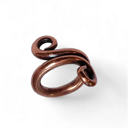 Circles Copper Ring