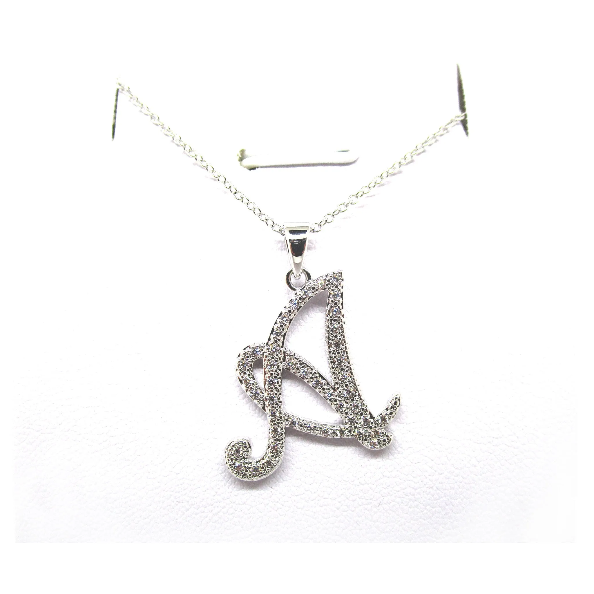 Cursive Initial Pendant