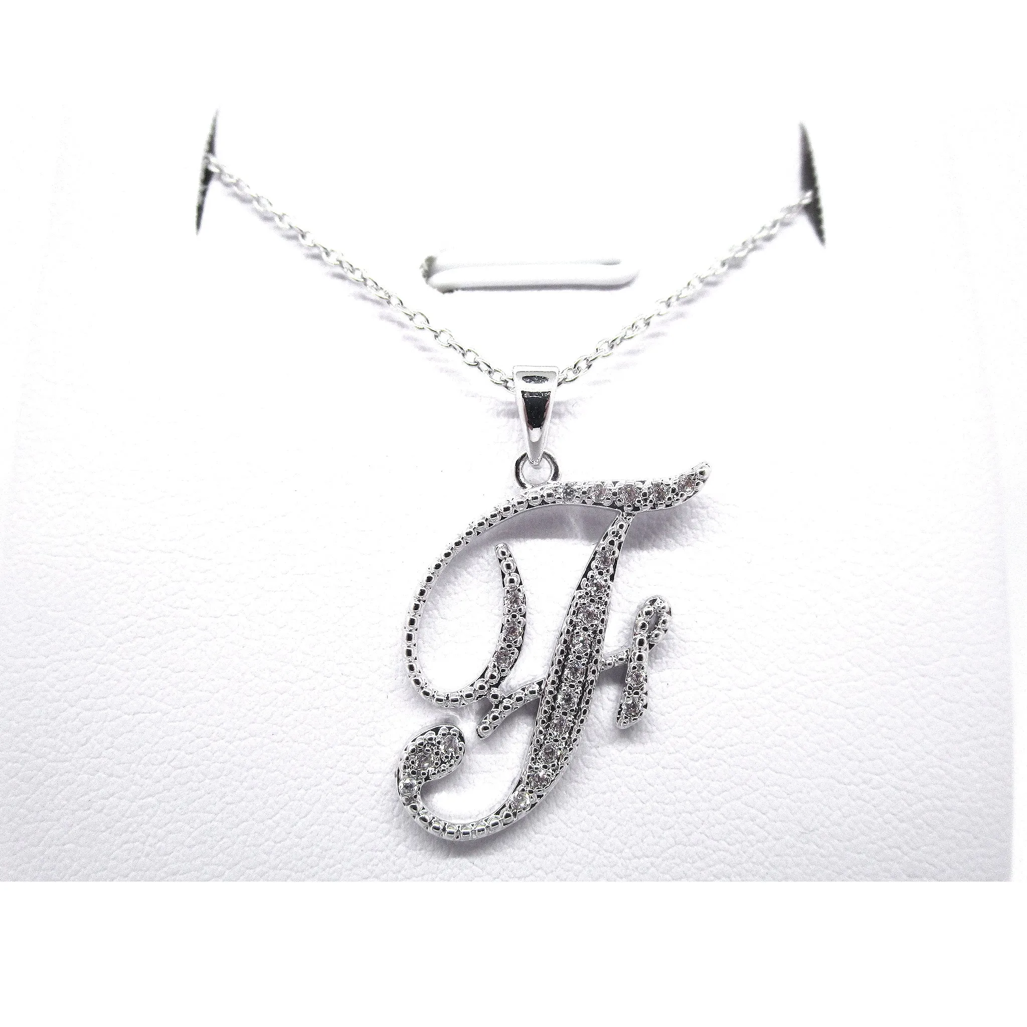 Cursive Initial Pendant