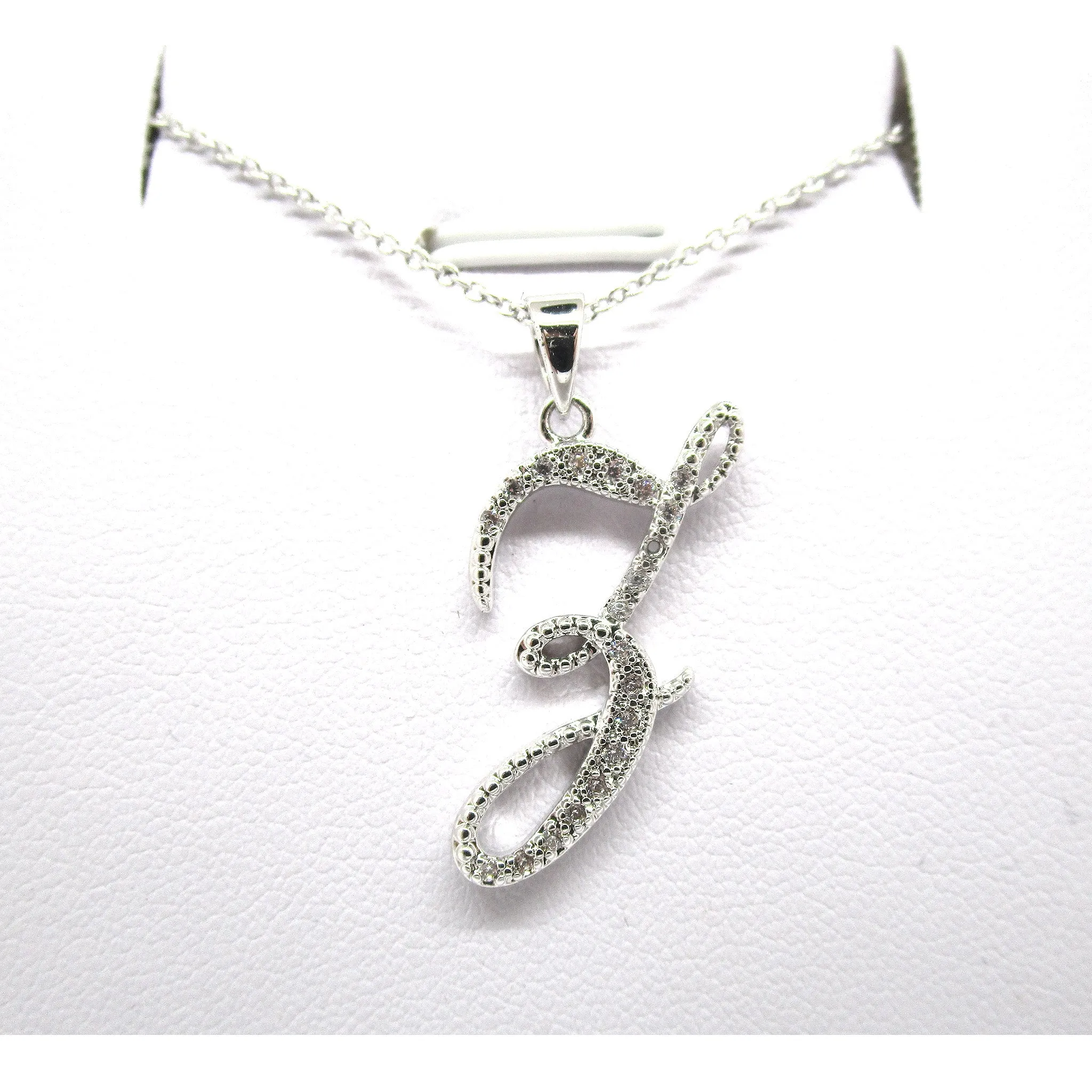 Cursive Initial Pendant