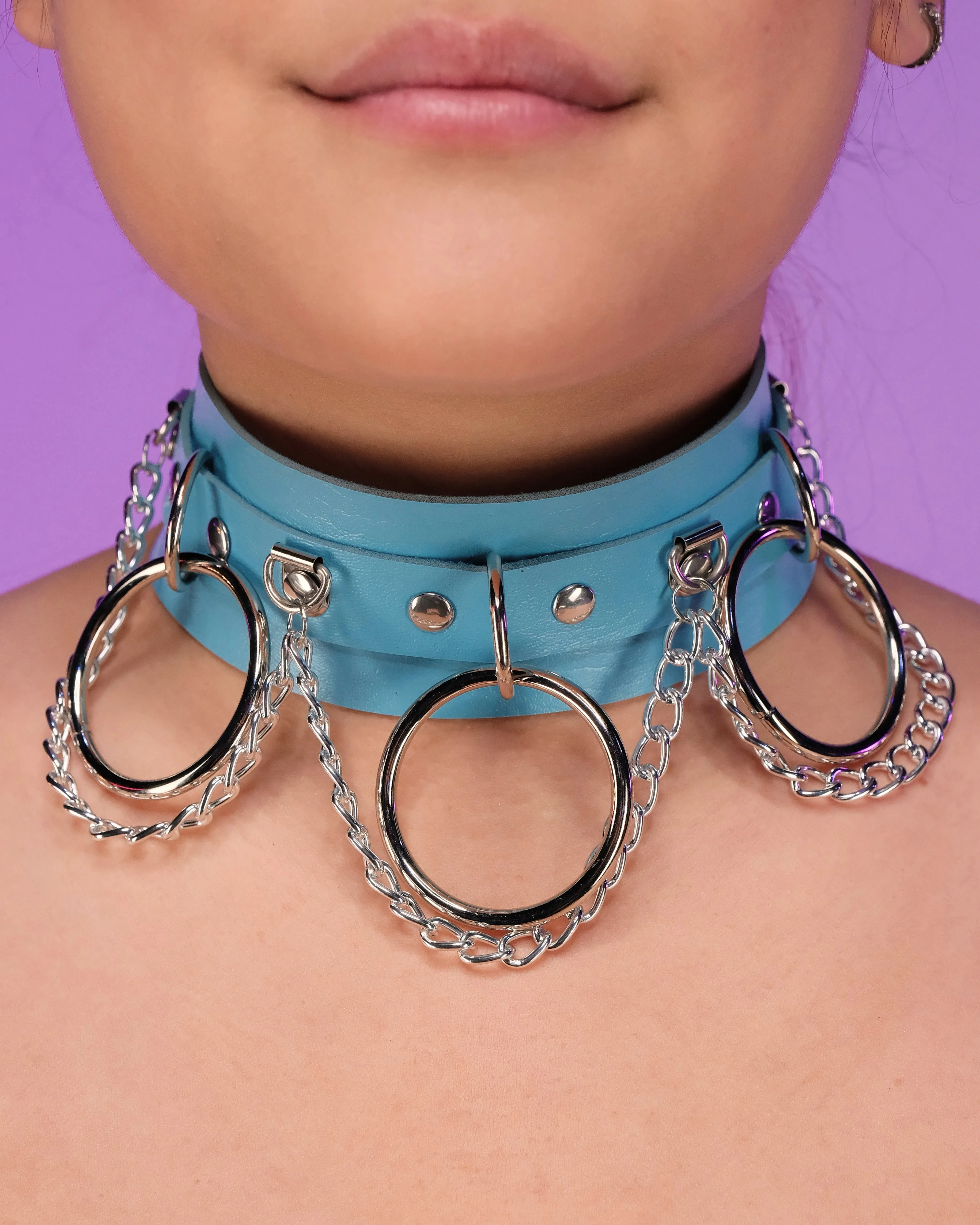 Darkside Faux Leather Choker