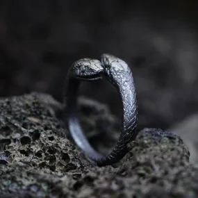 Double-Headed Snake Ring