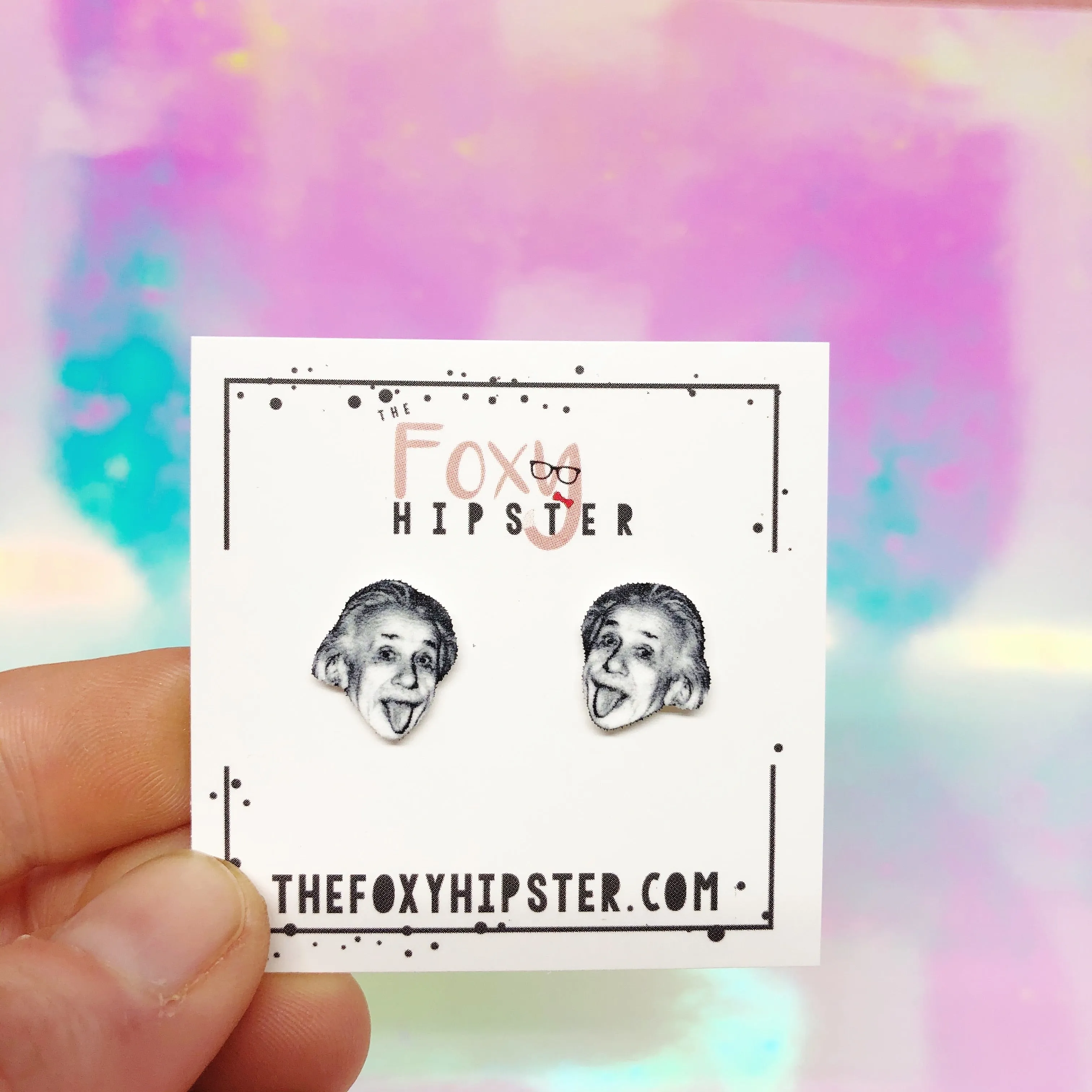 Einstein Stud Earrings