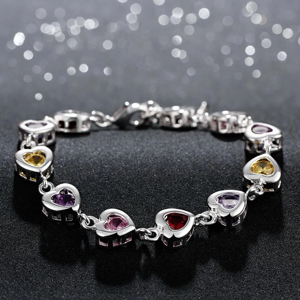 Elegant Beautiful Charm Colorful Crystals Bracelet