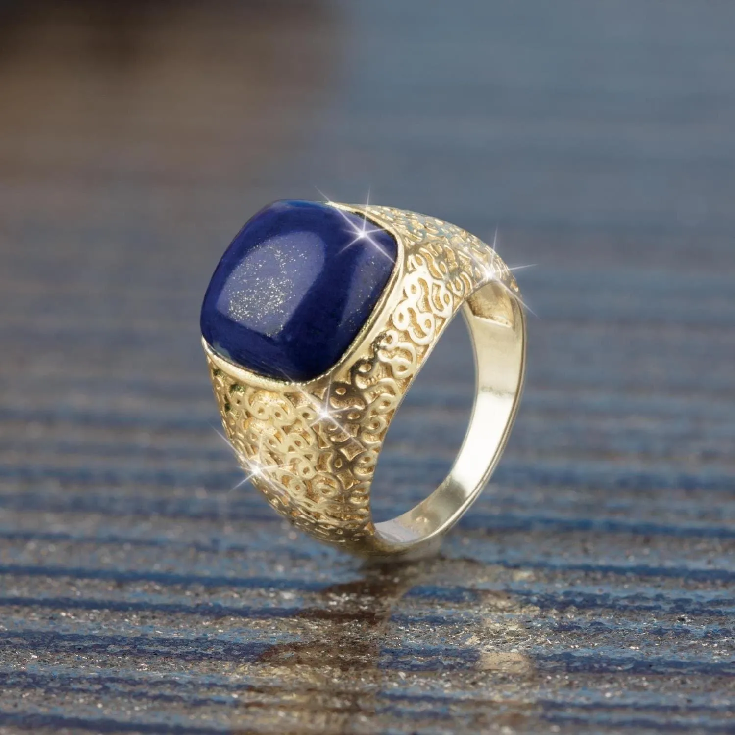 Eminent Lapis Lazuli Men's Ring