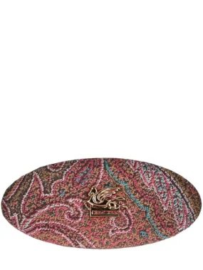 Etro   Paisley silk hair clip 