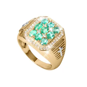 Excelsior Emerald Men's Ring