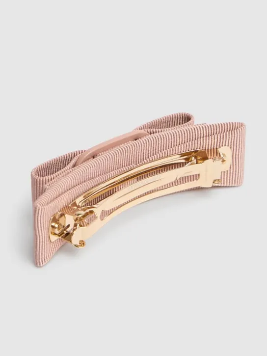 Ferragamo   Grosgrain bow hair clip 