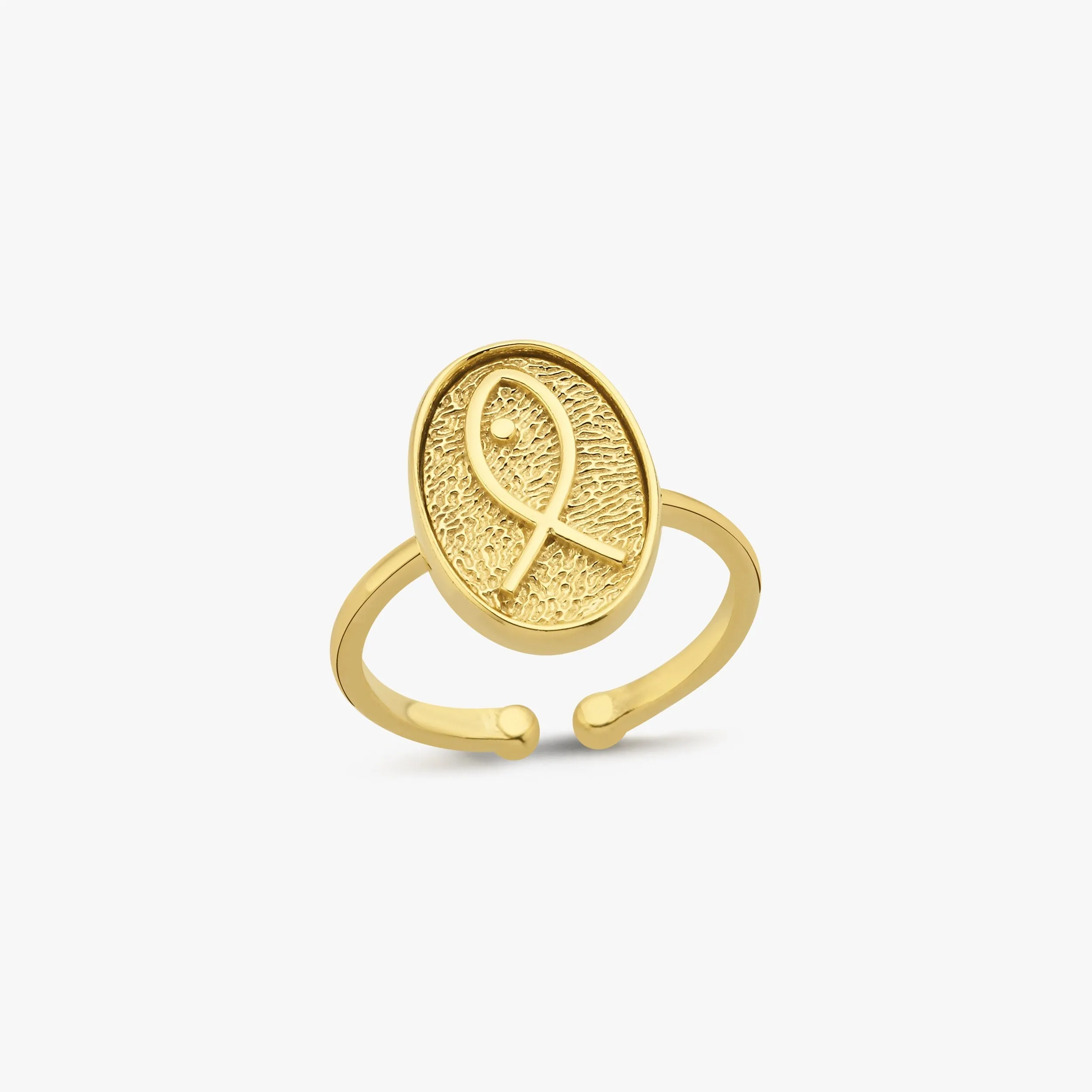 Fish Ring | 14K Gold Vermeil