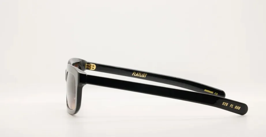 FLATLIST PALMER Solid Black Brown / Gradient sunglasses