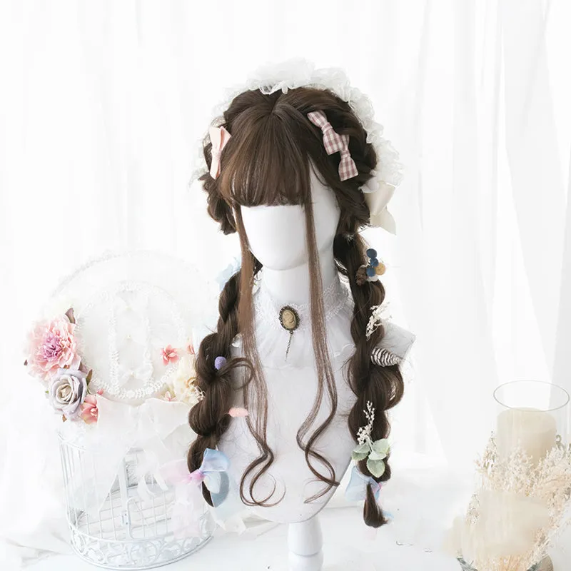 HARAJUKU LOLITA CHOCOLATE LONG CURLY WIG BY31020