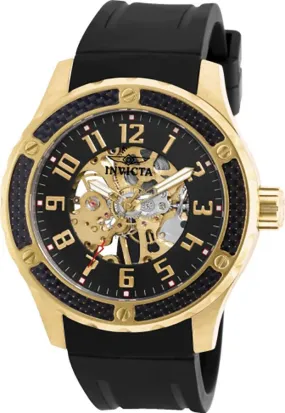 INVICTA Specialty Mens Watch - Mechanical - Gold-Tone & Carbon Fiber