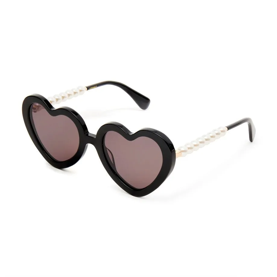 JET PEARL SWEETHEART SUNGLASSES