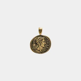 Julius Caesar Pendant - Ancient Gold