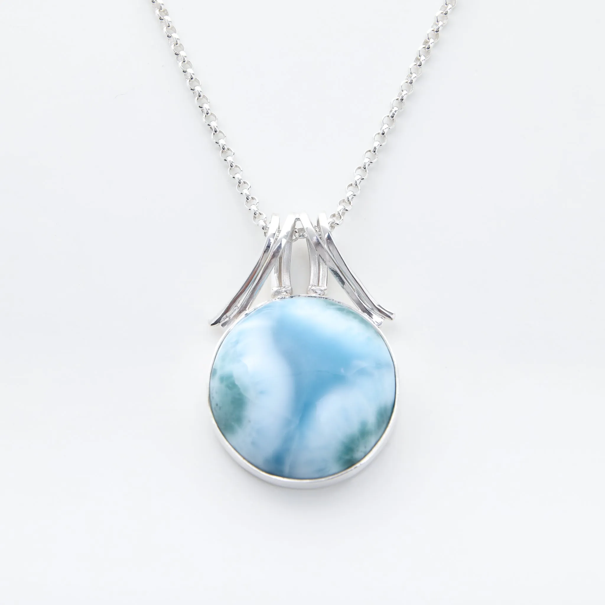 Larimar Pendant Edna