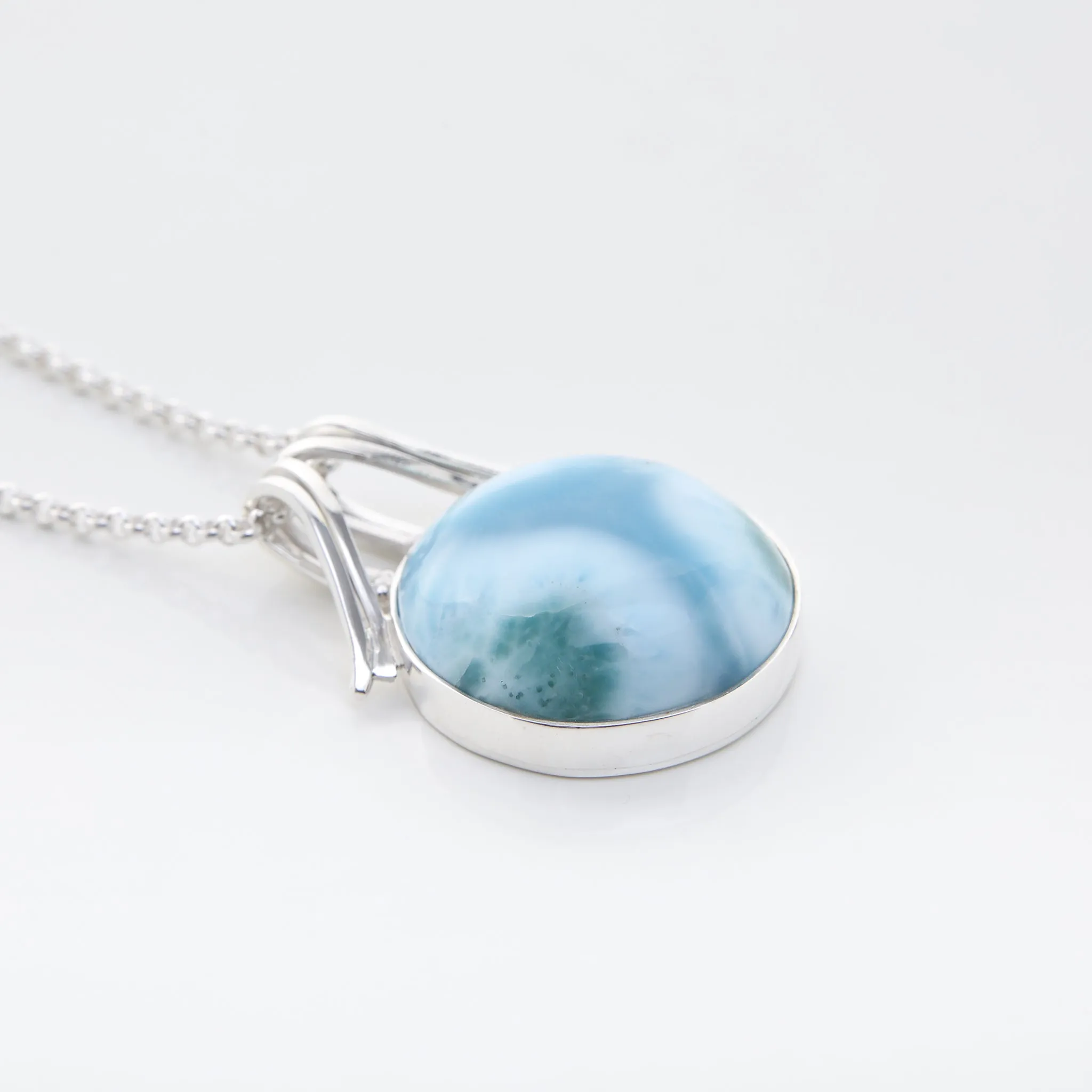 Larimar Pendant Edna