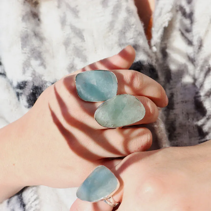 Linny Chalcedony Boho Gypsy Ring