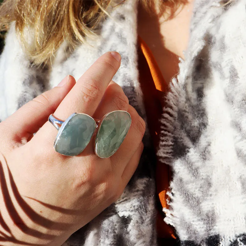 Linny Chalcedony Boho Gypsy Ring