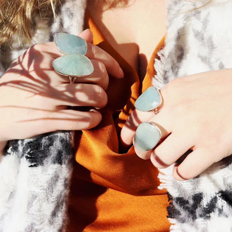 Linny Chalcedony Boho Gypsy Ring