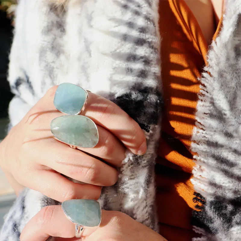 Linny Chalcedony Boho Gypsy Ring