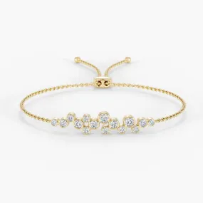 Luna Raindrop Bracelet 18K Yellow Gold