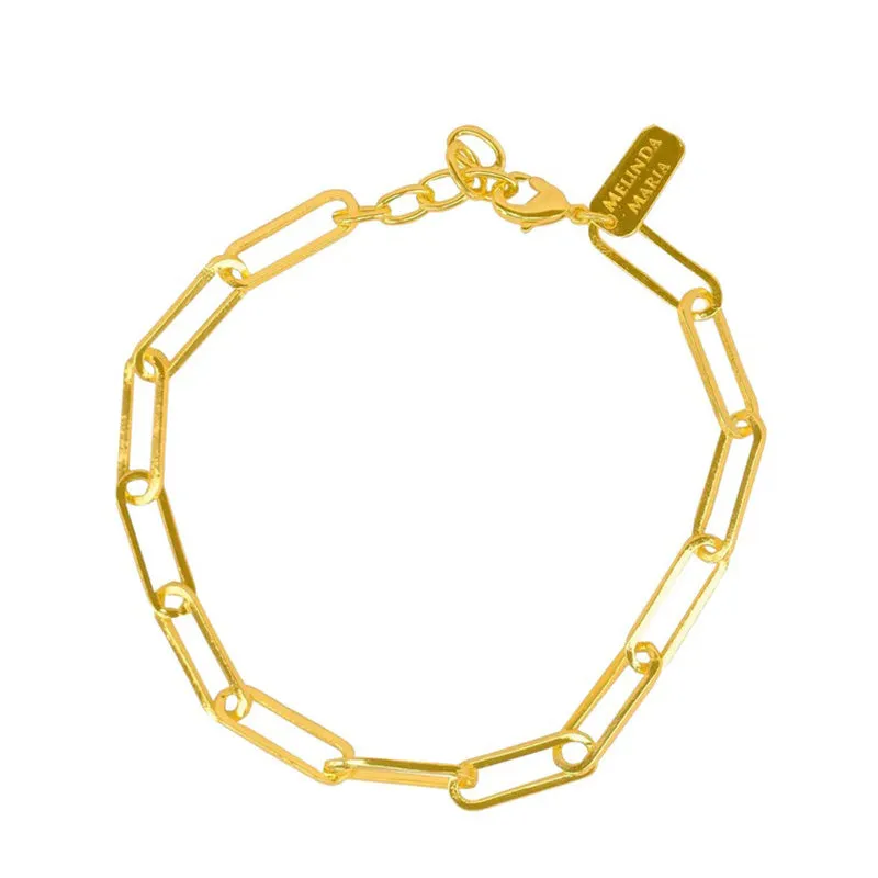 MELINDA MARIA | Samantha Chain Link Bracelet